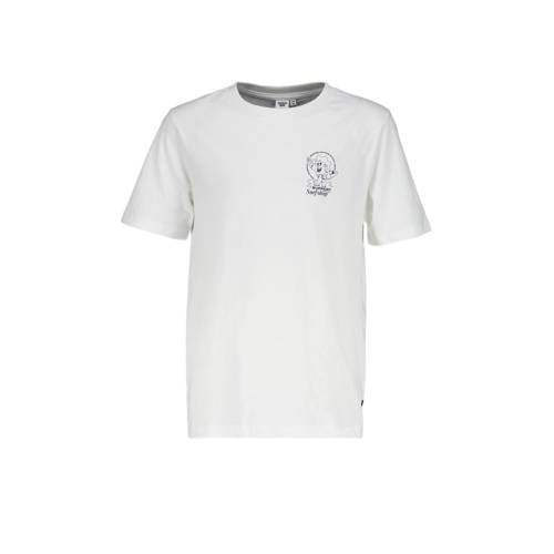 America Today T-shirt met backprint offwhite Wit Jongens Katoen Ronde hals