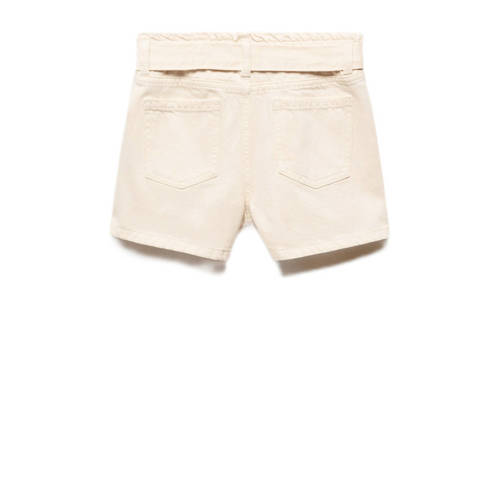 Mango Kids casual short ecru Korte broek Meisjes Katoen Effen 116