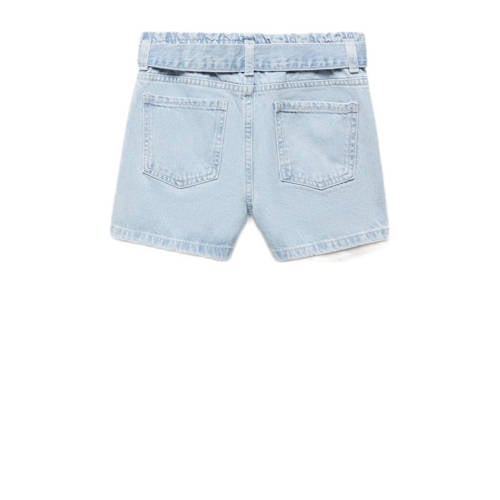 Mango Kids casual short Korte broek Blauw Meisjes Katoen Effen 128