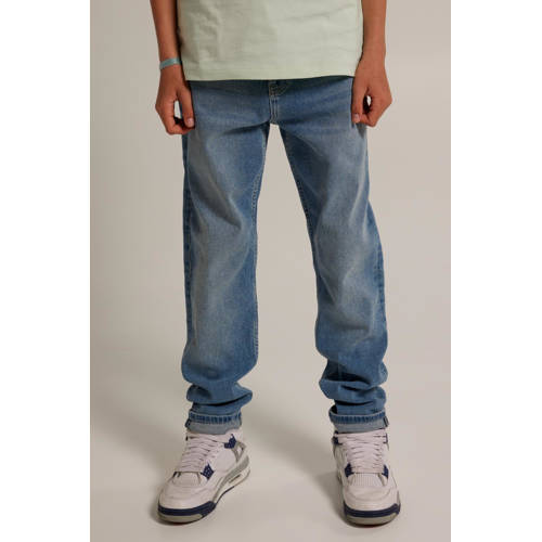 America Today loose fit jeans Dallas Blauw Jongens Denim Effen - maat 122/128 afbeelding