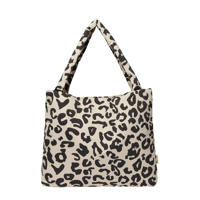 thumbnail: Studio Noos luiertas Holy Cow Puffy Mom Bag ecru/zwart