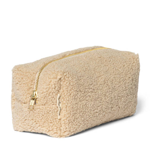 Studio Noos luieretui Teddy Pouch ecru Effen | Luieretui van