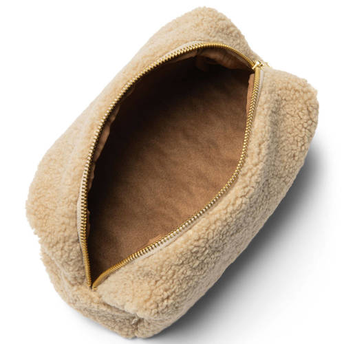 Studio Noos luieretui Teddy Pouch ecru Effen | Luieretui van