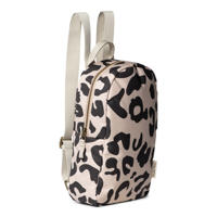 thumbnail: Studio Noos  rugzak Holy Cow Puffy Mini Backpack ecru/zwart