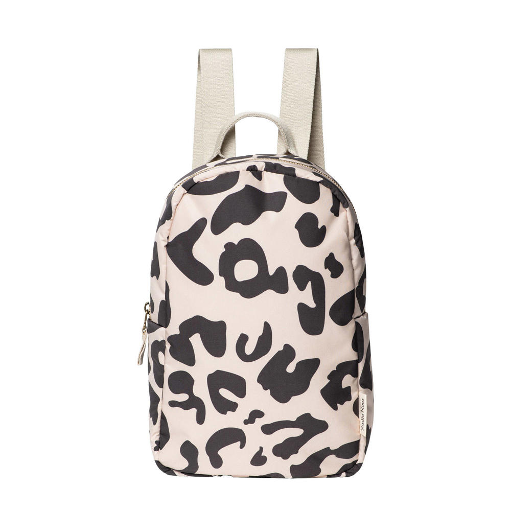 Studio Noos  rugzak Holy Cow Puffy Mini Backpack ecru/zwart