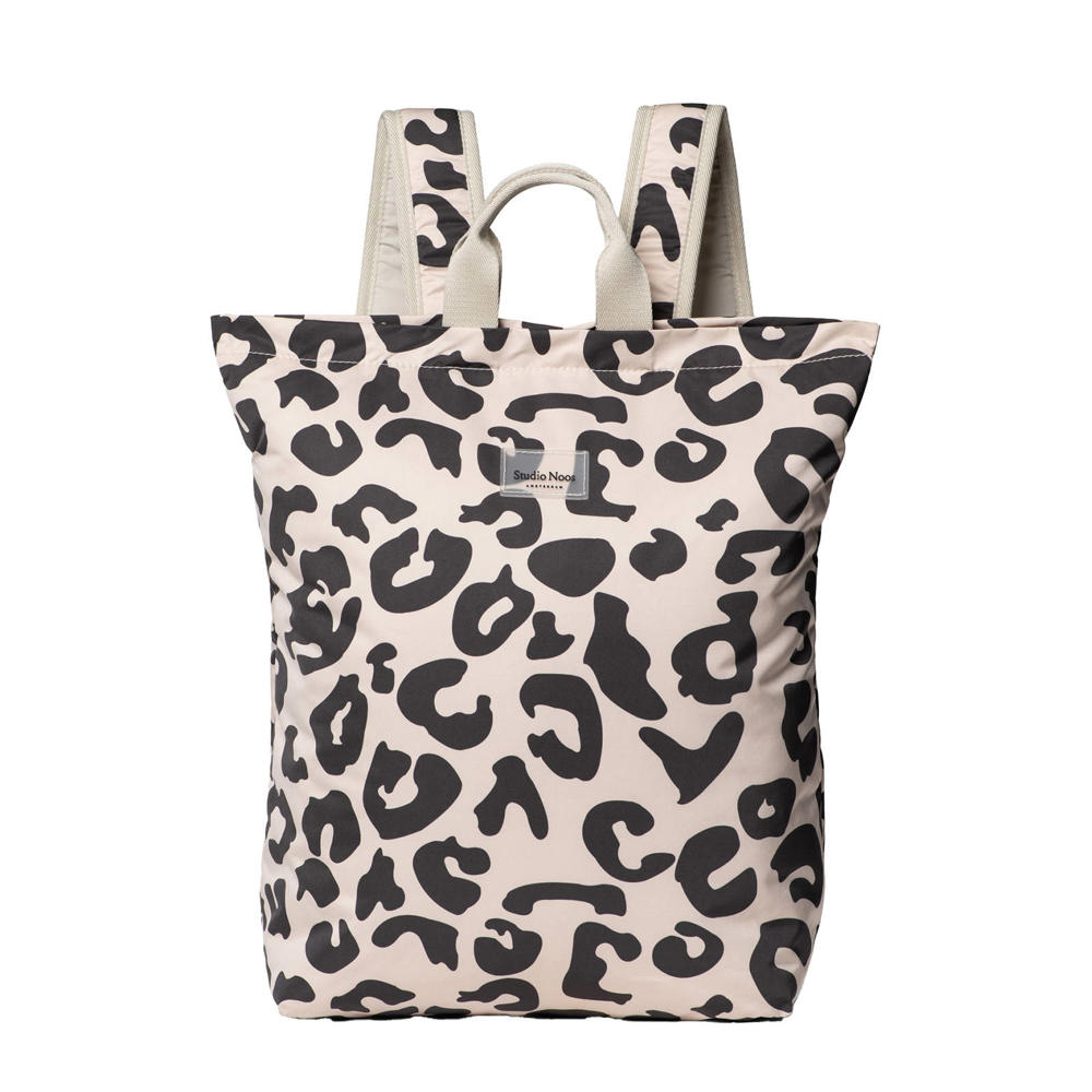 Studio Noos luiertas Holy Cow Puffy Adult Backpack ecru/zwart