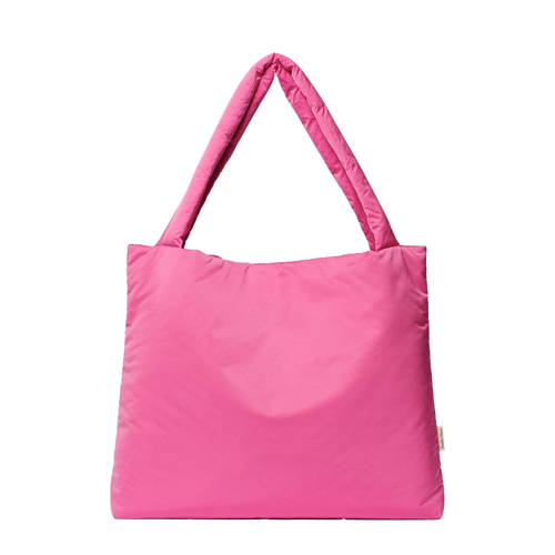 Studio Noos luiertas Puffy Mom Bag roze Effen | Luiertas van Studio Noos
