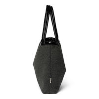 thumbnail: Studio Noos reversible luiertas Teddy Lacquer Mom Bag zwart/donkergrijs