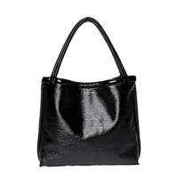 thumbnail: Studio Noos reversible luiertas Teddy Lacquer Mom Bag zwart/donkergrijs