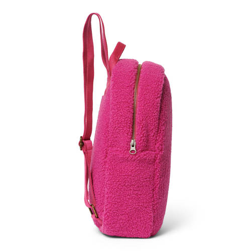 Studio Noos rugzak Teddy Mini backpack fuchsia Roze Effen