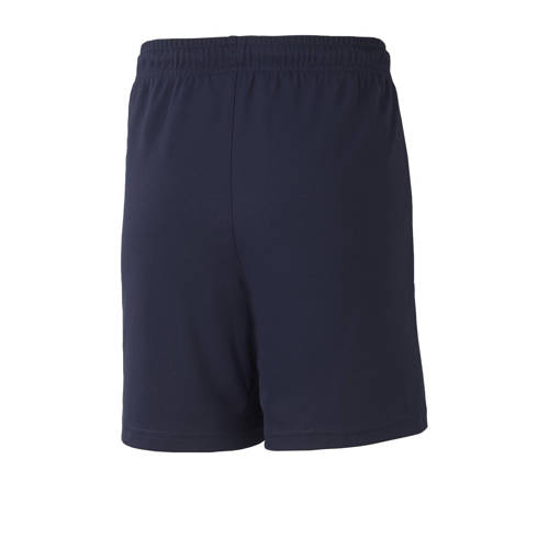 Puma Junior sportshort TeamLIGA donkerblauw wit Sportbroek Jongens Meisjes Polyester 164