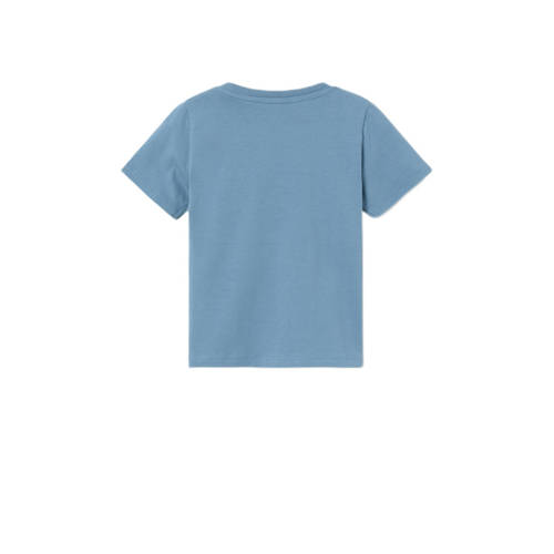name it MINI Paw Patrol T-shirt NMMARIO met printopdruk middenblauw Jongens Stretchkatoen Ronde hals 86