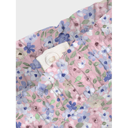 name it MINI gebloemde casual short NMFHISSE roze multicolor Korte broek Meisjes Katoen 92
