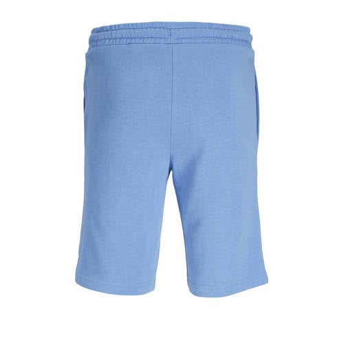 Jack & jones JUNIOR sweatshort JPSTKAPPER met logo lichtblauw Korte broek 140