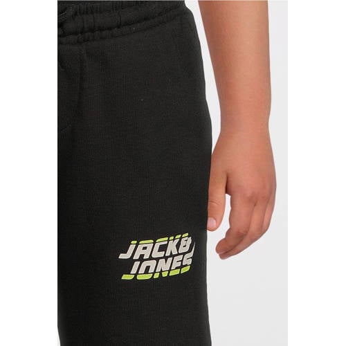 jack & jones JUNIOR sweatshort JPSTKAPPER met logo zwart Korte broek Logo 164