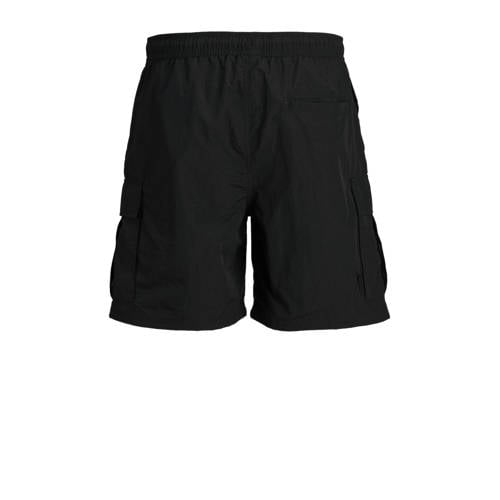 jack & jones JUNIOR zwemshort JPSTFIJI zwart Jongens Nylon Effen 176