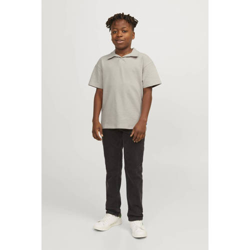 jack & jones JUNIOR polo JCOFRED beige Jongens Stretchkatoen Polokraag 128