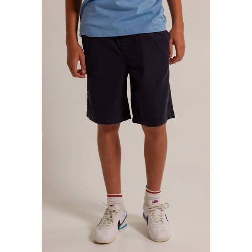 America Today casual short donkerblauw Korte broek Jongens Katoen Effen 170 176