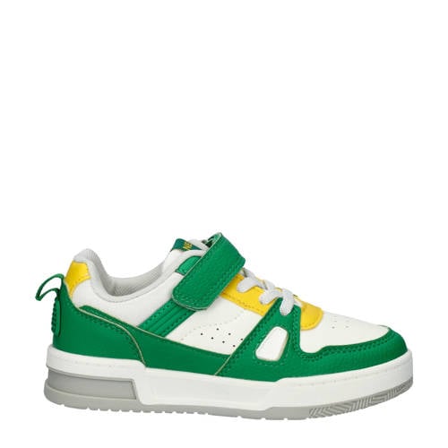 Nelson Kids sneakers groen/wit/geel Jongens Imitatieleer Meerkleurig