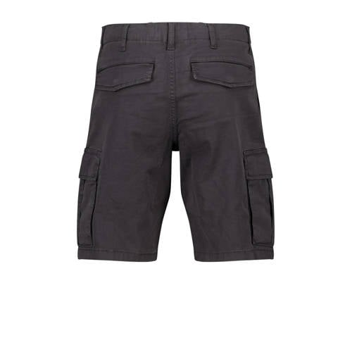 America Today cargo short zwart Korte broek Jongens Stretchkatoen Effen 134 140