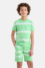thumbnail: Shoeby tie-dye T-shirt appeltjesgroen/wit