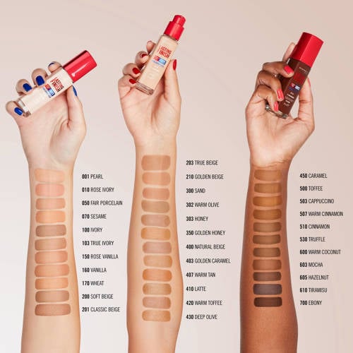 Rimmel London Lasting Finish 35HR foundation 302 Warm Olive