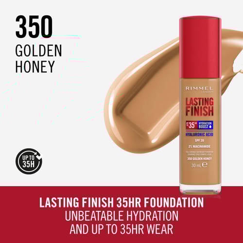 Rimmel London Lasting Finish 35HR foundation 350 Golden Honey