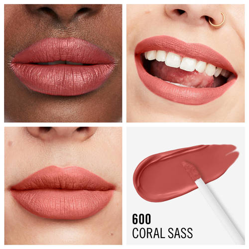 Rimmel London Lasting Mega Matte Liquid Lip lipgloss 600 Coral Sass