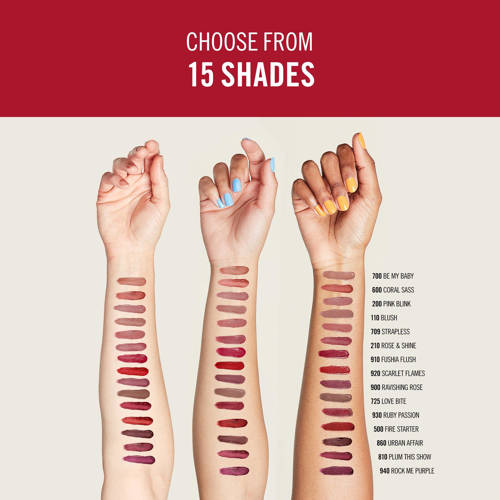 Rimmel London Lasting Mega Matte Liquid Lip lipgloss 920 Scarlet Flames