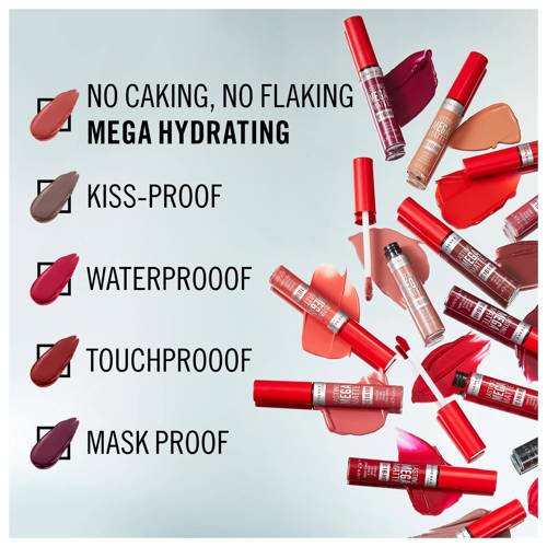 Rimmel London Lasting Mega Matte Liquid Lip lipgloss 500 Fire Starter