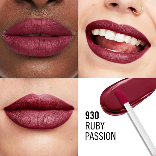 Rimmel London Lasting Mega Matte Liquid Lip lipgloss 930 Ruby Passion