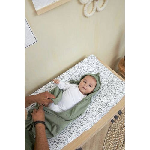 Meyco aankleedkussenhoes Cheetah set van 2 Forest Green All over print