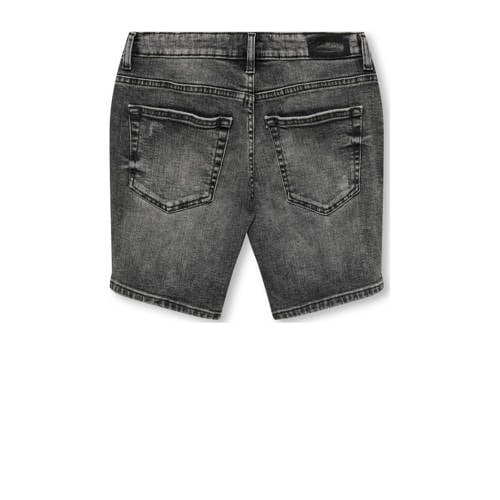 Only KIDS BOY denim short KOBEDGE medium grey denim Korte broek Grijs Jongens Stretchdenim 152