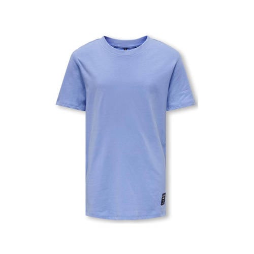 KIDS ONLY BOY T-shirt KOBMEENU met backprint hemelsblauw Jongens Katoen Ronde hals
