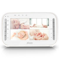 thumbnail: Alecto BW600 DVM200MGS babyfoon met camera en 4.3" kleurenscherm, wit/grijs