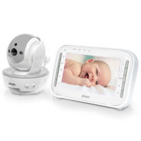 thumbnail: Alecto BW600 DVM200MGS babyfoon met camera en 4.3" kleurenscherm, wit/grijs