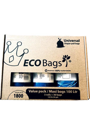 ECO 3X 100L Valuepack Maxi Zak voor Luieremmer Medium & Large 2122
