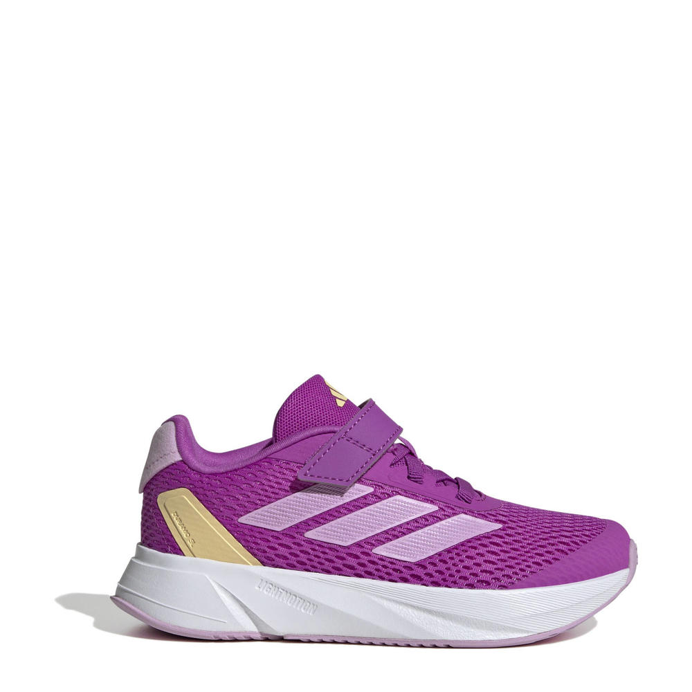 Fuchsia en zwarte jongens en meisjes adidas Sportswear Duramo SL sneakers van mesh/voering: mesh/voetbed: eva met elastische veter- met klittenbandsluiting