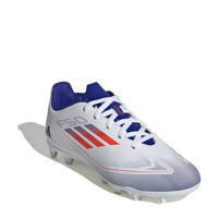 thumbnail: adidas Performance F50 Club  junior voetbalschoenen wit/rood/kobaltblauw