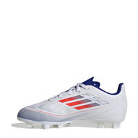 thumbnail: adidas Performance F50 Club  junior voetbalschoenen wit/rood/kobaltblauw
