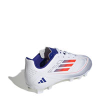 thumbnail: adidas Performance F50 Club  junior voetbalschoenen wit/rood/kobaltblauw