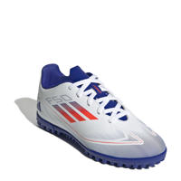 thumbnail: adidas Performance F50 Club  junior voetbalschoenen wit/rood/kobaltblauw