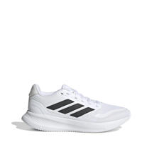 thumbnail: Witte jongens en meisjes adidas Sportswear Runfalcon 5 sportschoenen van mesh-pu/voering: mesh/voetbed: eva met veters