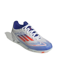 thumbnail: adidas Performance F50 League  junior voetbalschoenen wit/rood/blauw