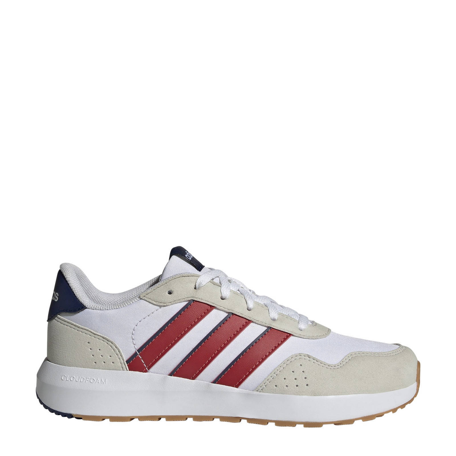 adidas Sportswear Run 60s sneakers wit rood blauw kleertjes