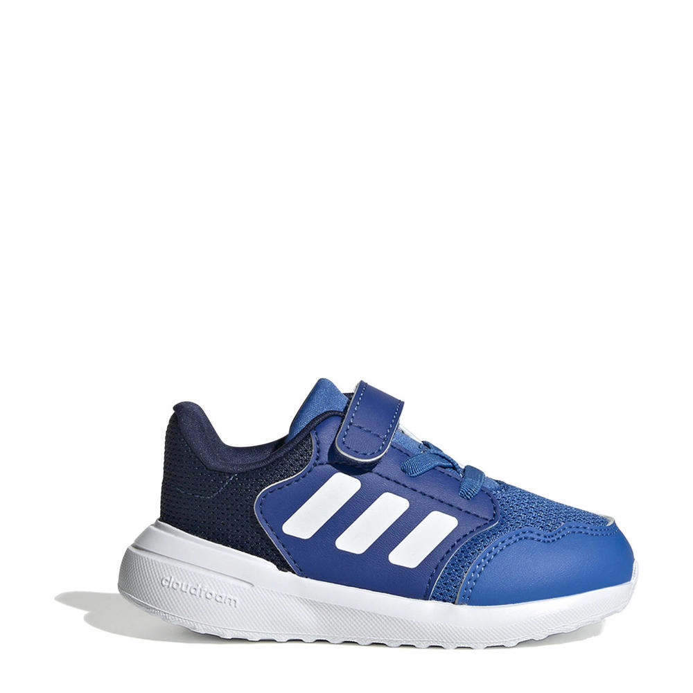 Blauwe jongens en meisjes adidas Sportswear Tensaur Run 3.0 sneakers van mesh-pu/voering: mesh/voetbed: eva met klittenband