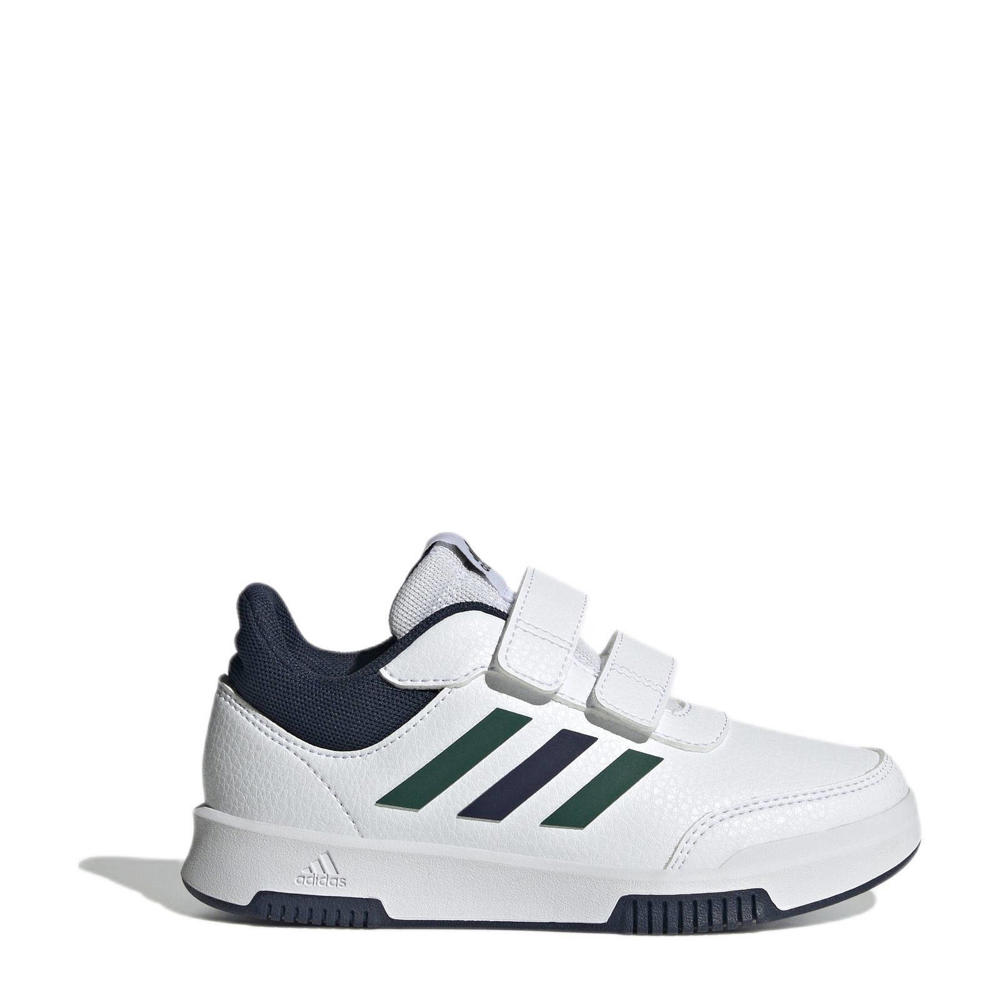 Wit en zwarte jongens en meisjes adidas Sportswear Tensaur 2.0 sneakers van imitatieleer/voering: mesh/voetbed: eva met klittenband