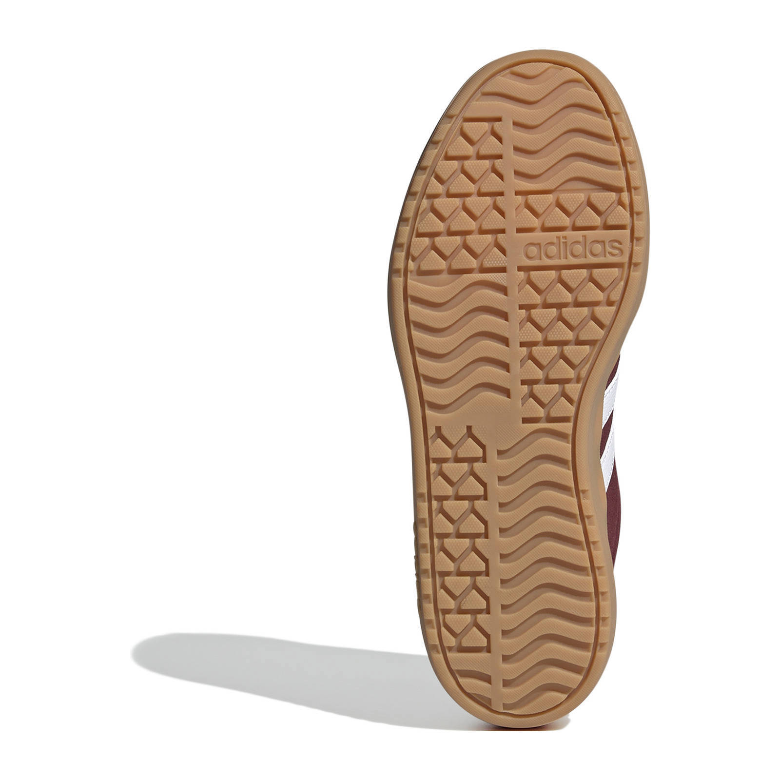 adidas Sportswear VL Court Bold suède sneakers donkerrood/wit |  kleertjes.com