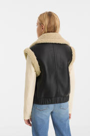 thumbnail: anytime imitatieleren gilet zwart