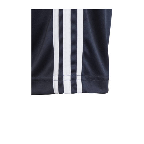 Adidas Sportswear regular fit casual short met logo donkerblauw wit Korte broek Jongens Polyester 164